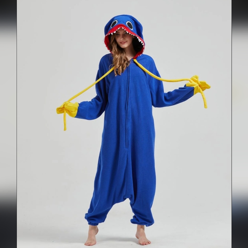 Blue and Yellow PJ Monster  Lg